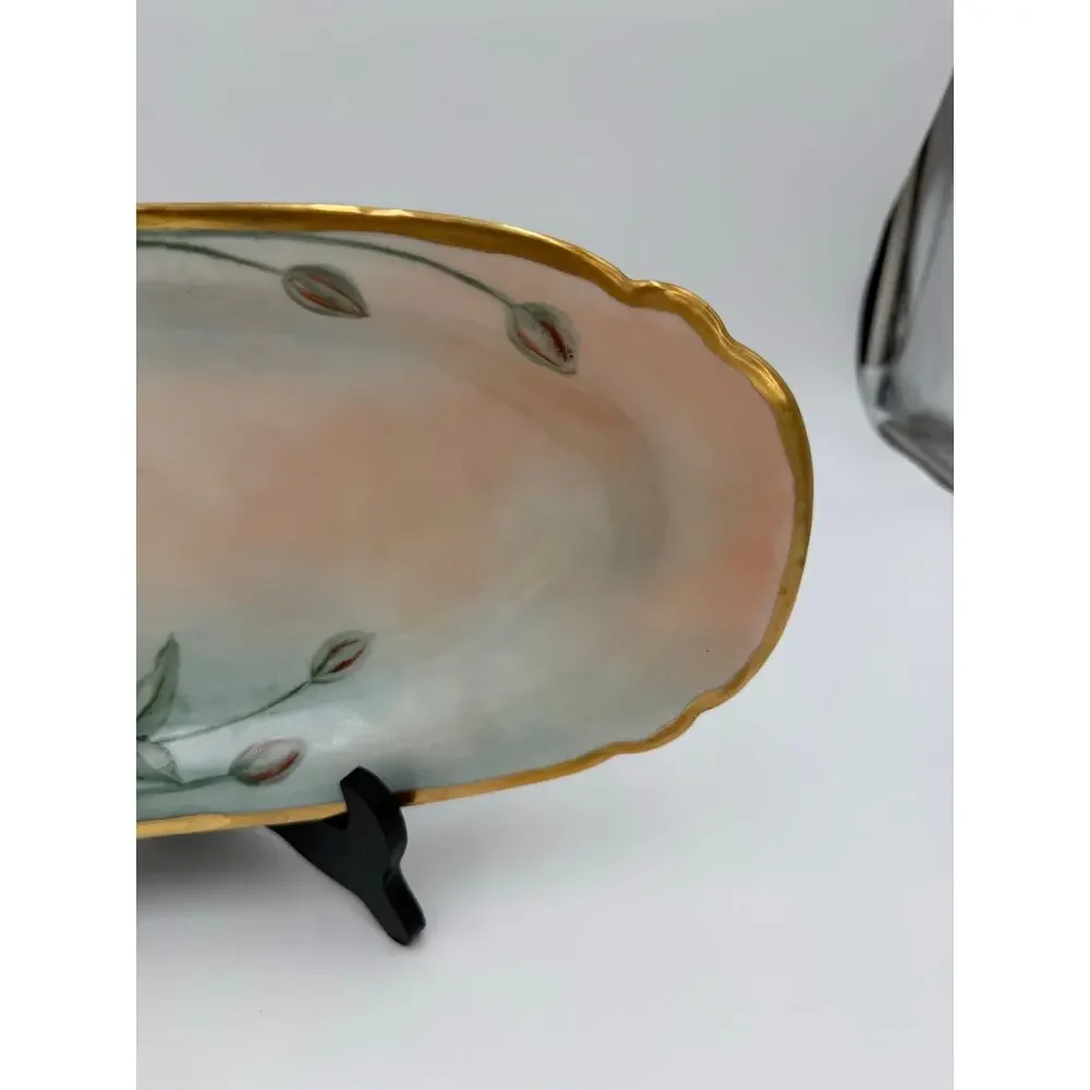 1920's French Limoges Porcelain Tray